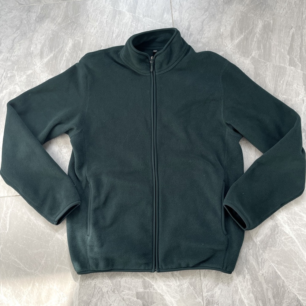 Uniqlo Fleece Long Sleeve Full-Zip Jacket